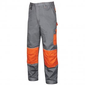 Montérkové kalhoty do pasu 2STRONG, šedo-oranžové
