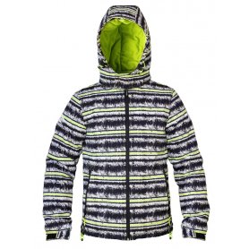 Dětská zimní bunda MELON, černo-zelená (DOPRODEJ)
