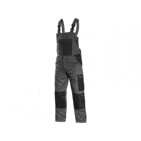Pánske letné nohavice na traky PHOENIX CRONOS, sivo-čierne