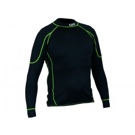 Pánské funkční triko REWARD, dl. rukáv, černo-zelené