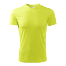 Pánské triko s krátkým rukávem FANTASY, neonově-žluté
