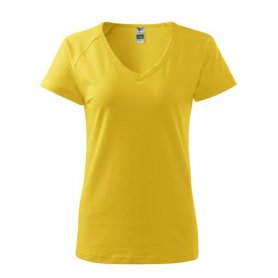 Dámské triko s krátkým rukávem DREAM, žluté