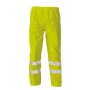 Nepromokavé kalhoty GORDON s reflexními pruhy, žluté