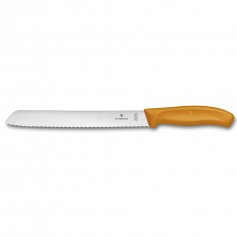 Victorinox Kuchyňský Nůž zoubkovaný 21 cm oranžový