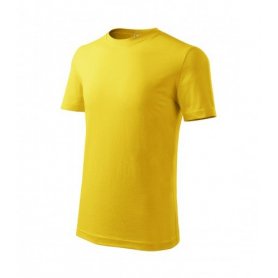 Dětské tričko s krátkým rukávem CLASSIC NEW, žluté