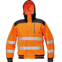 Zimní bunda Knoxfield Hi-Vis Pilot, oranžová