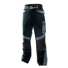 Montérkové kalhoty do pasu R8ED +, černo-šedé