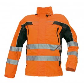 Nezateplená bunda Ticino s reflexními prvky, oranžová